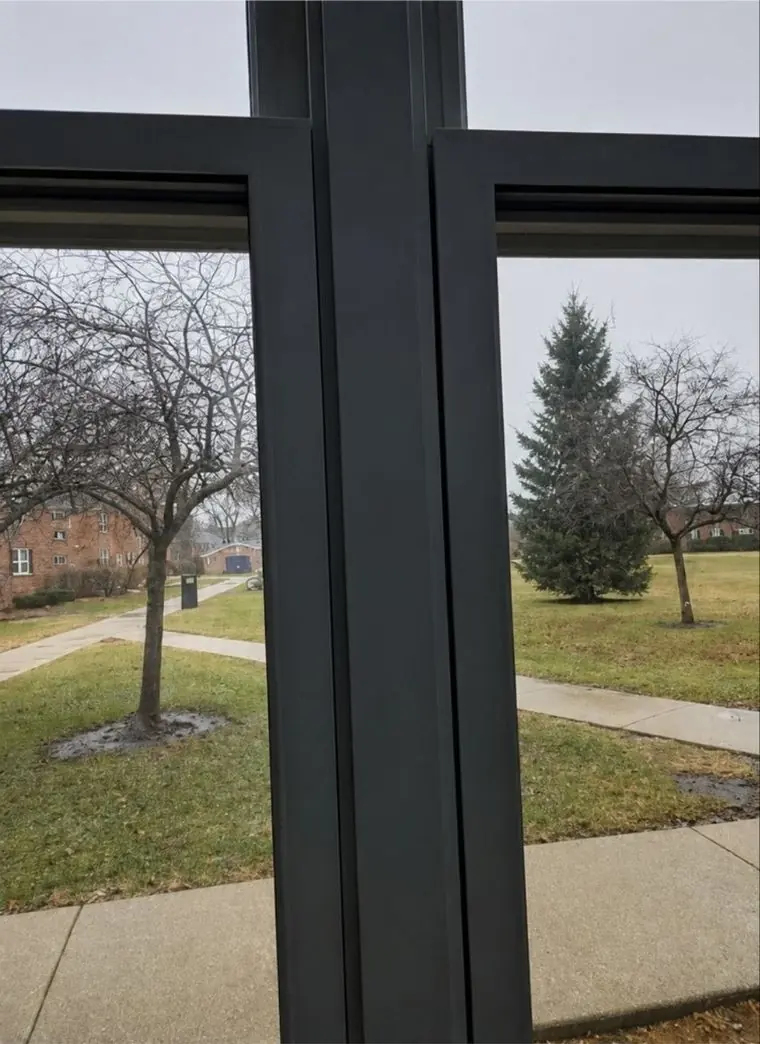 After: apartment window glass cleaning
